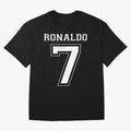 cristiano ronaldo Oversized T-Shirt Bring Trophy Dreams to Match Day Hype around FIFA World Cup 2026 USA Canada Mexico, Messi, Neymar and Mbappe, Portugal, Worldwide Fan Energy, Dramatic Goals, Stadium Lights and Championship Celebrations; Ideal