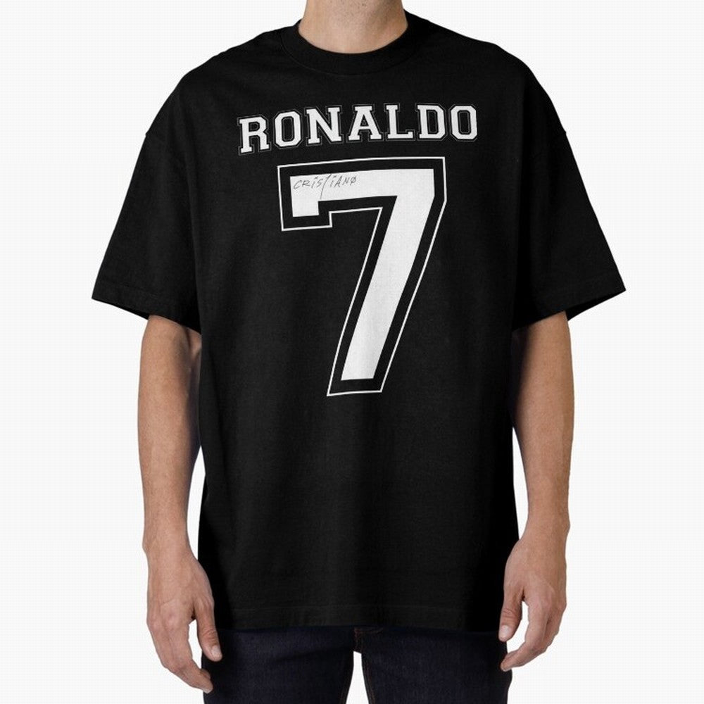 cristiano ronaldo Oversized T-Shirt Bring Trophy Dreams to Match Day Hype around FIFA World Cup 2026 USA Canada Mexico, Messi, Neymar and Mbappe, Portugal, Worldwide Fan Energy, Dramatic Goals, Stadium Lights and Championship Celebrations; Ideal