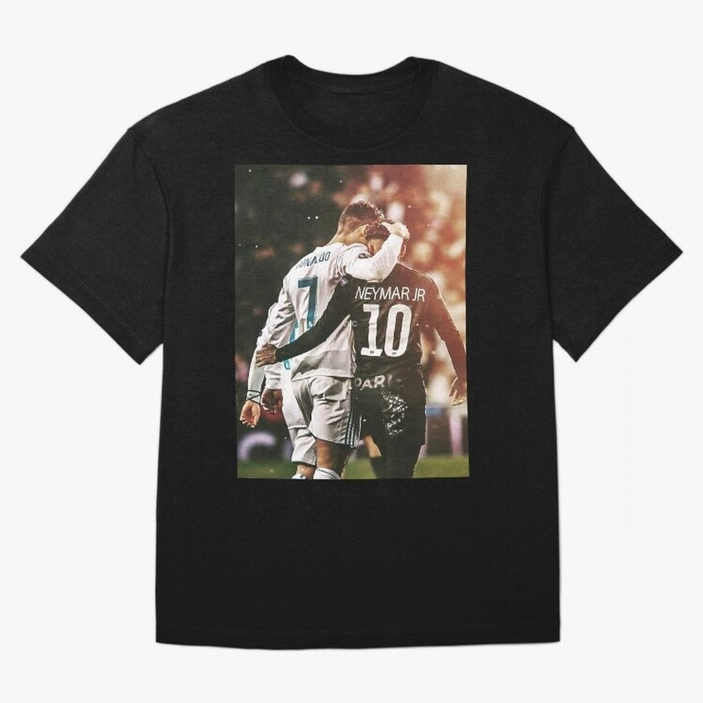 CR7 N Neymar Oversized T-Shirt Bring a Champion Mindset to Match Day Hype around FIFA World Cup 2026 USA Canada Mexico, Mbappe, Argentina, France and Brazil, Fan Favorite Moments, National Team Passion, Big Match Drama and Soccer History; Great for