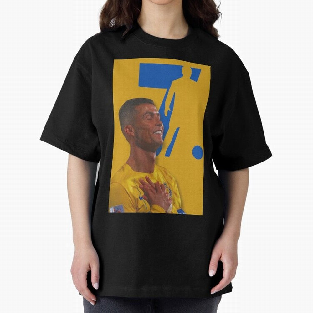 Cristiano ronaldo Oversized T-Shirt Follow FIFA World Cup 2026 Group Stage for Fans of Cristiano Ronaldo, Haaland and CR7 and Portugal, Spain and Germany, Bringing Classic Soccer Heritage, Championship Pressure, Fan Loyalty and International Pride;