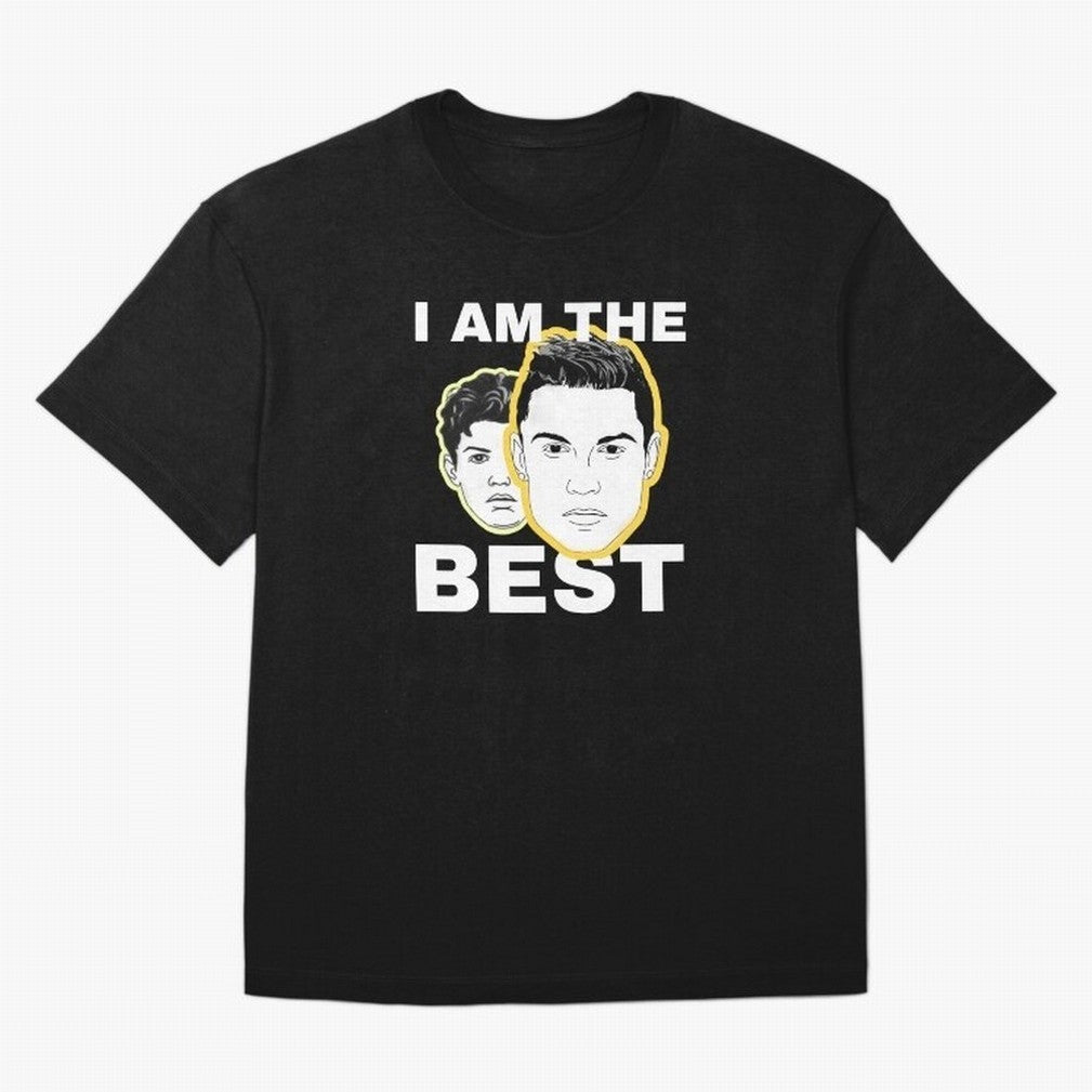 Cristiano Ronaldo - I Am The Best. Oversized T-Shirt Bring a Vintage Feel to FIFA World Cup 2026 for Fans of Neymar and Spain, Bringing Football Passion, Legendary Performances, Festival Vibes and Supporter Community; Perfect for Supporters Who