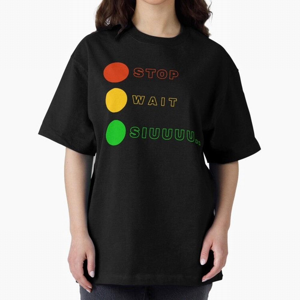 Stop wait siuuu Cristiano ronaldo suiii Oversized T-Shirt Back the Journey through FIFA World Cup 2026 Driven by Neymar, Haaland and Cristiano Ronaldo, England and Germany Energy, Game Day Rituals, Football Legends, Country Pride and the Road to