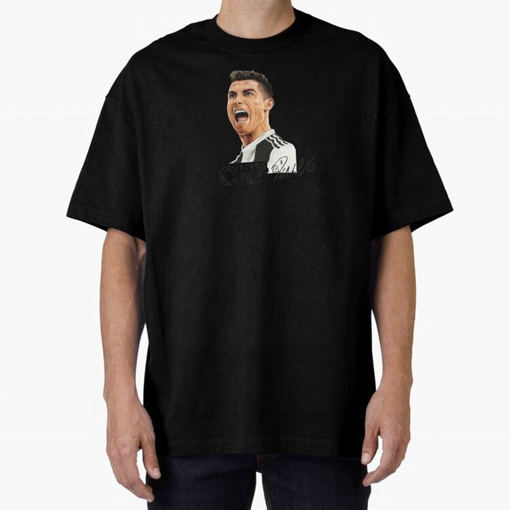 Cr7 Cristiano Ronaldo 7 Oversized T-Shirt Celebrate Unforgettable Nights in the FIFA World Cup 2026 Group Stage Journey through Cristiano Ronaldo, Haaland and CR7 Highlights, Argentina and Brazil Pride, Championship Spirit, Famous Goals, Roaring