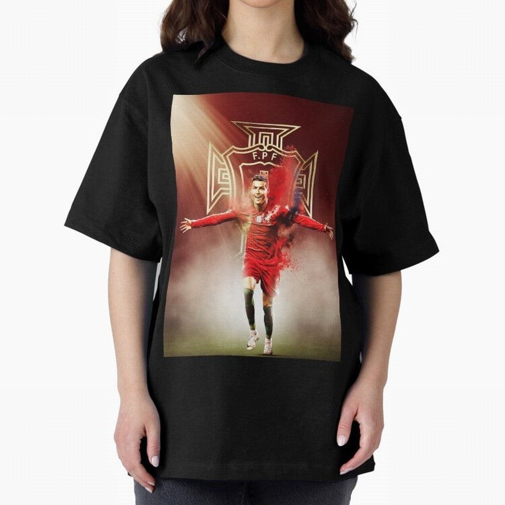 Cristiano Ronaldo Cr7 legend of his country , Ronaldo Gifts, Ronaldo Best Selling Oversized T-Shirt Join the Countdown to the FIFA World Cup 2026 Group Stage Journey through CR7 and Messi Highlights, Argentina, France and Brazil Pride, Sports