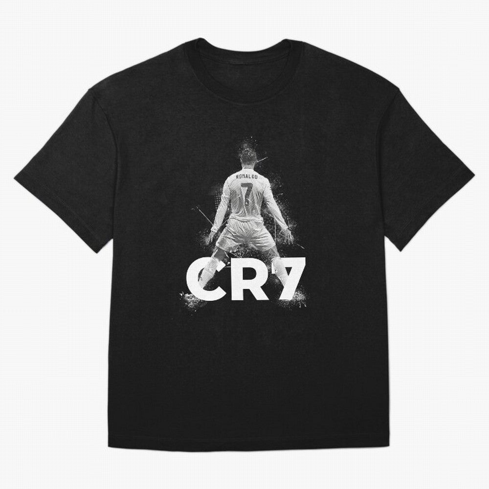 Cristiano Ronaldo CR7 Oversized T-Shirt Carry Global Football Passion for FIFA World Cup 2026 Group Stage, Centered on Haaland, England, France and Netherlands, Vintage Soccer Flavor, Modern Football Stars, National Flags and Final Night Emotion;