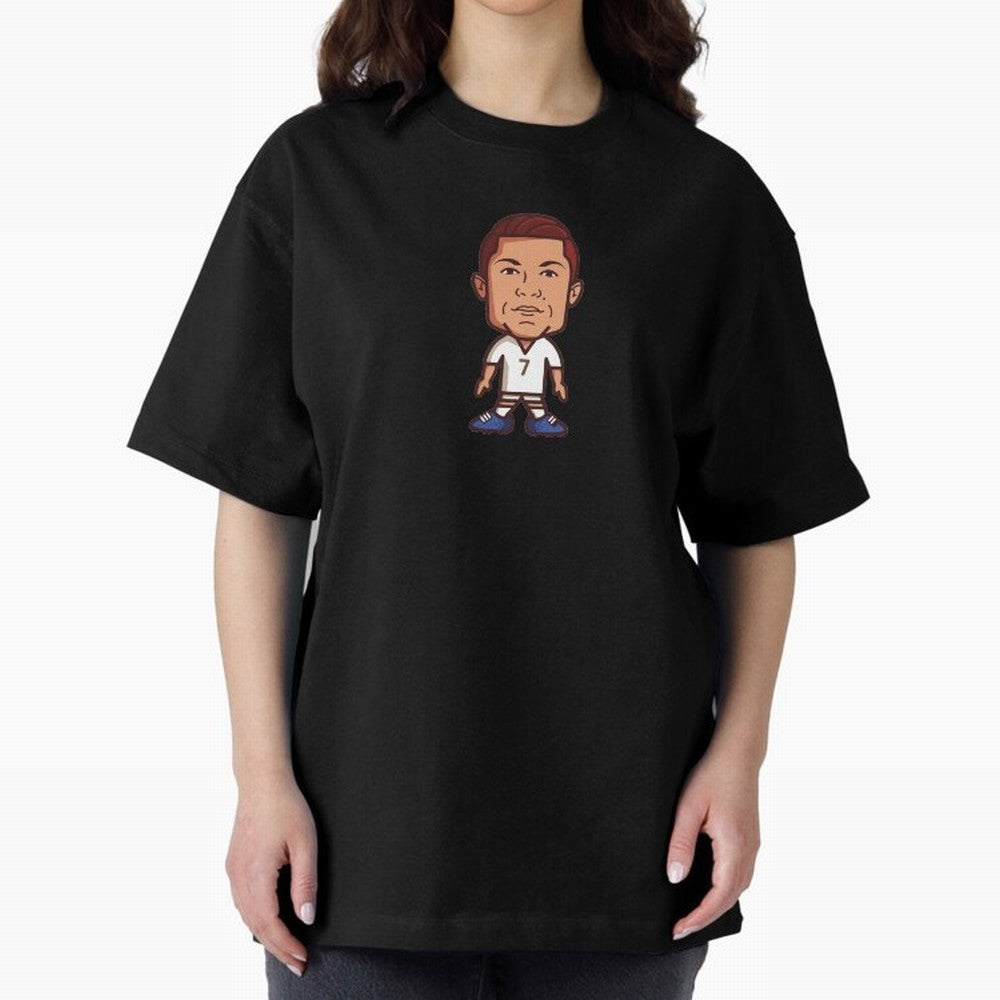 Cr7 Cristiano Ronaldo Oversized T-Shirt Carry National Pride through FIFA World Cup 2026 USA Canada Mexico Spirit, Filled with England and Germany, Messi, CR7 and Mbappe, Sports Nostalgia, International Competition, Famous Players and Unforgettable