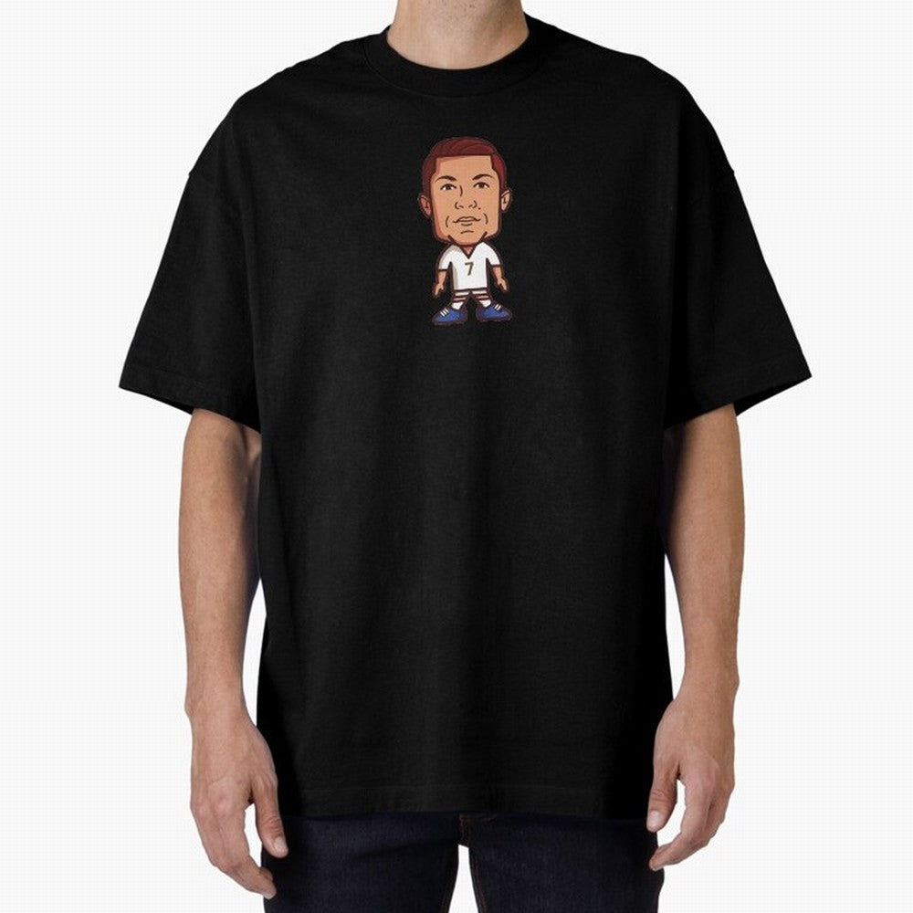 Cr7 Cristiano Ronaldo Oversized T-Shirt Carry National Pride through FIFA World Cup 2026 USA Canada Mexico Spirit, Filled with England and Germany, Messi, CR7 and Mbappe, Sports Nostalgia, International Competition, Famous Players and Unforgettable