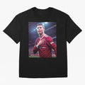 Cristiano Ronaldo New Oversized T-Shirt Bring Match Day Fire to FIFA World Cup 2026 Connected to Haaland, France and Portugal Energy, Fan Favorite Moments, National Team Passion, Big Match Drama and Soccer History; Made for Die Hard Supporters,