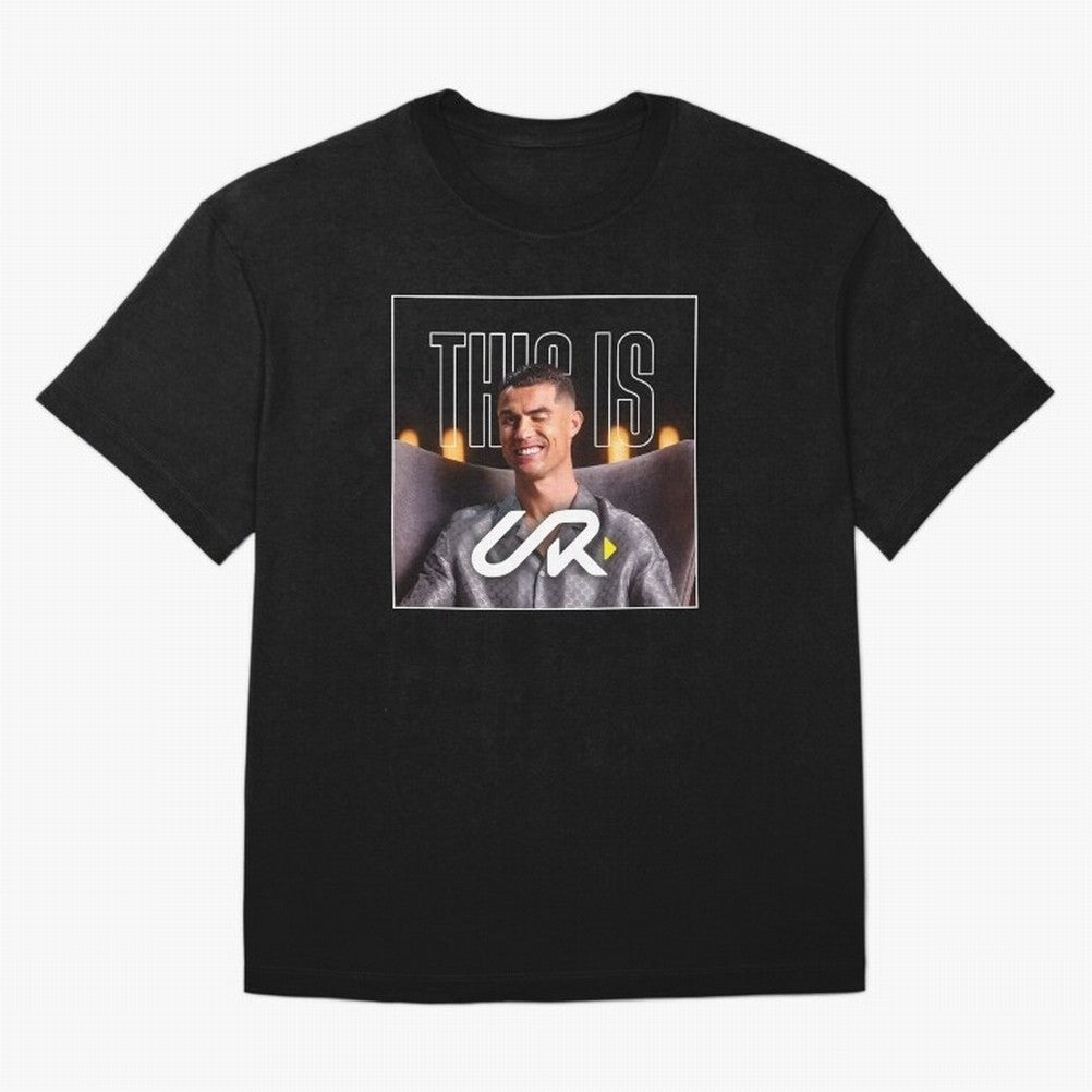 UR Cristiano Yt Oversized T-Shirt Show Championship Spirit for Global Football Passion for FIFA World Cup 2026 Group Stage, Inspired by CR7, Spain, Supporter Pride, Iconic Celebrations, Legendary Names and Global Match Day Energy; Ideal for Fans