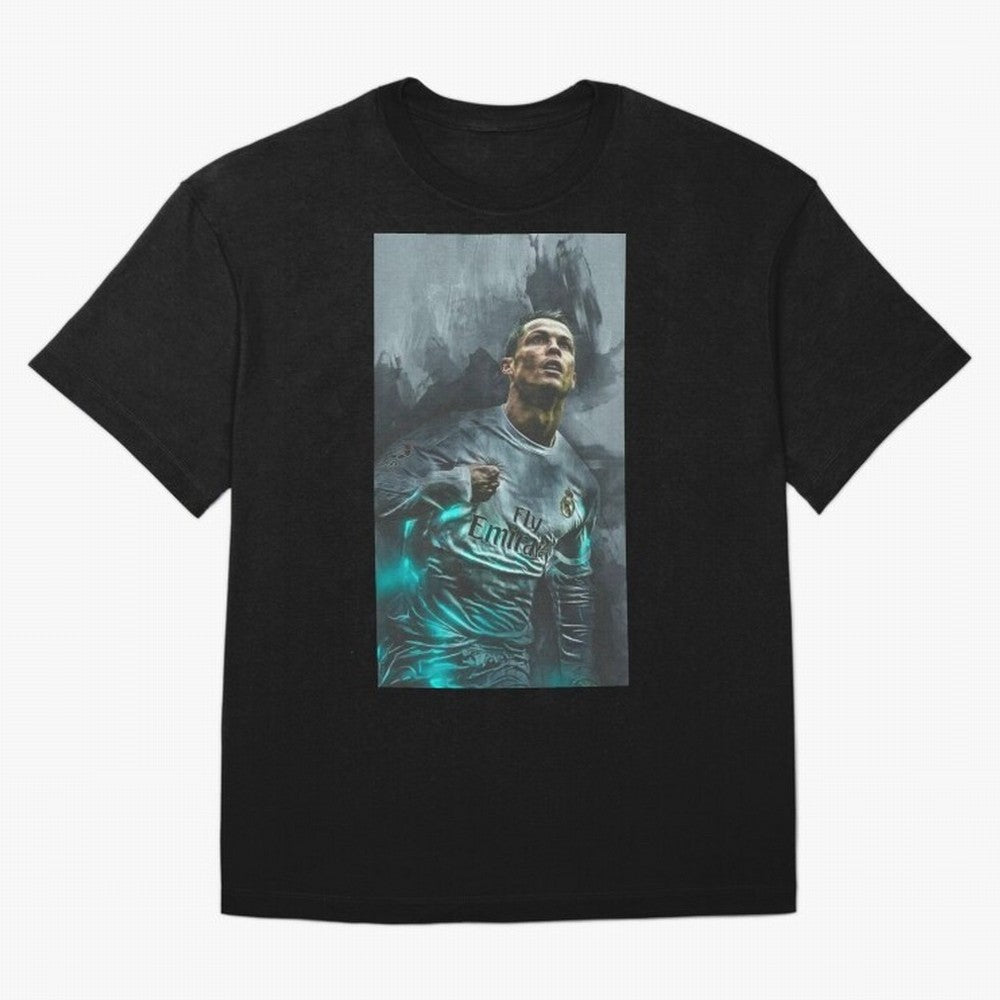Cristiano Ronaldo Oversized T-Shirt Feel Global Football Passion for FIFA World Cup 2026, Driven by Haaland, Brazil, Football Passion, Legendary Performances, Festival Vibes and Supporter Community; Ideal for Football Dads, Football Moms, Friends,