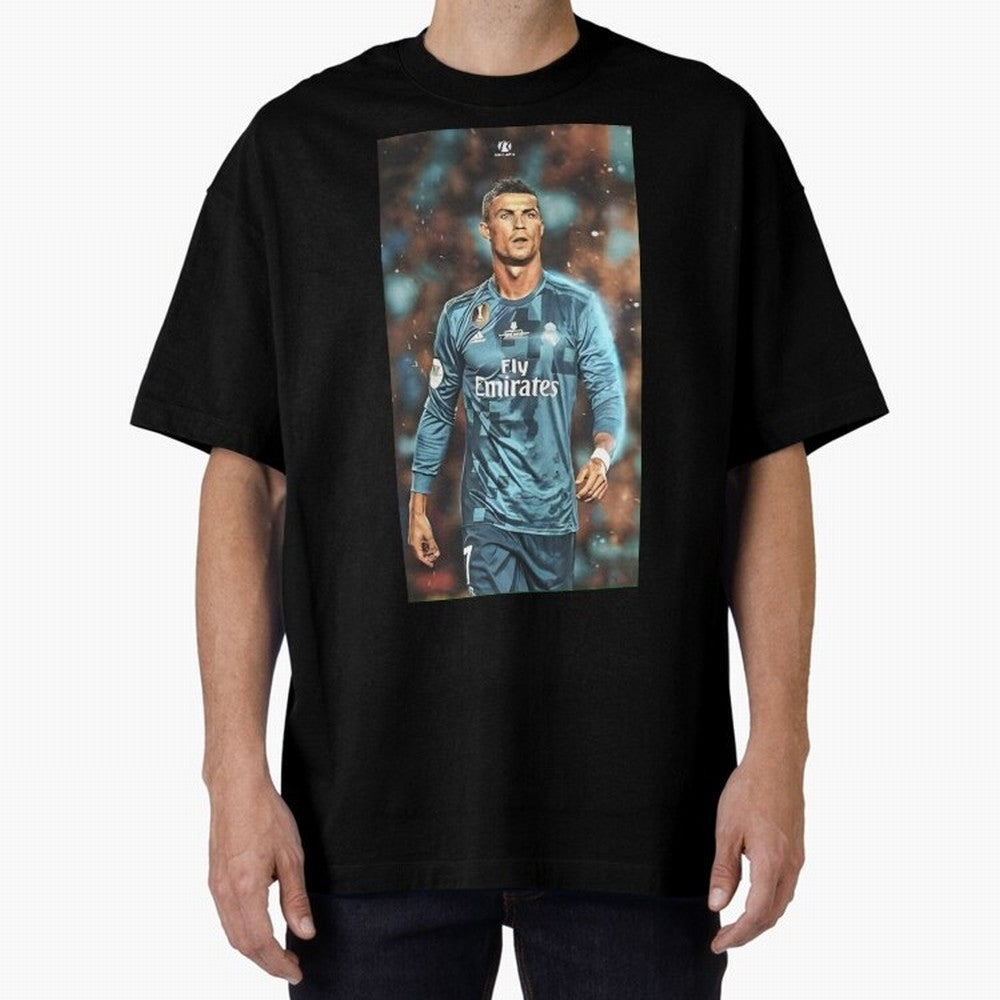 Cr7 Oversized T-Shirt Bring Match Day Fire to FIFA World Cup 2026 USA Canada Mexico Celebrating Haaland and Mbappe, Portugal, Spain and Germany Energy, Football Passion, Legendary Performances, Festival Vibes and Supporter Community; Great for