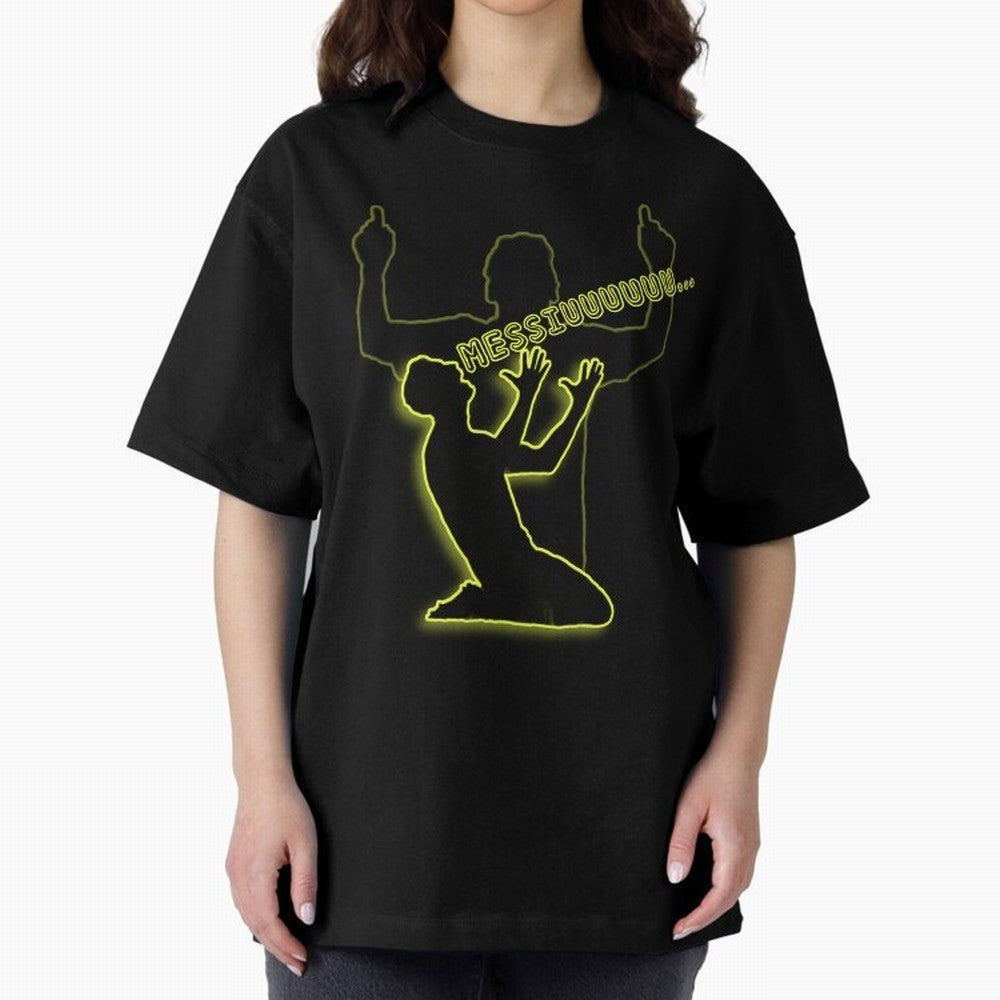 Messiuuu¡­ CR7 goal suiii Oversized T-Shirt Stand Out with Spirit from FIFA World Cup 2026 Spirit, Centered on Portugal, Cristiano Ronaldo, Stadium Chants, National Pride, Trophy Dreams and Unforgettable Football Memories; Made for Collectors Who