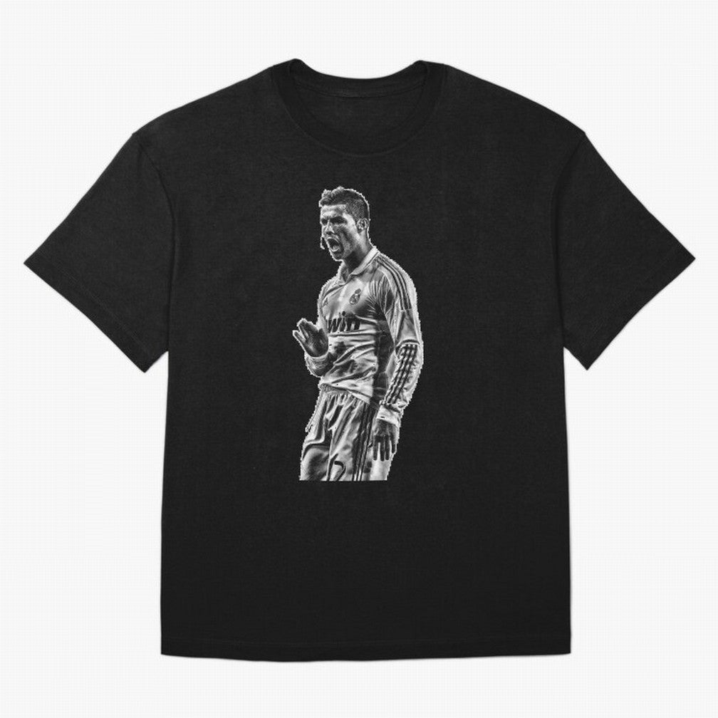 Cristiano Ronaldo Calma Oversized T-Shirt Treasure the FIFA World Cup 2026 Group Stage Journey through Neymar Highlights, Brazil Pride, Sports Nostalgia, International Competition, Famous Players and Unforgettable Victories; Great for Supporters