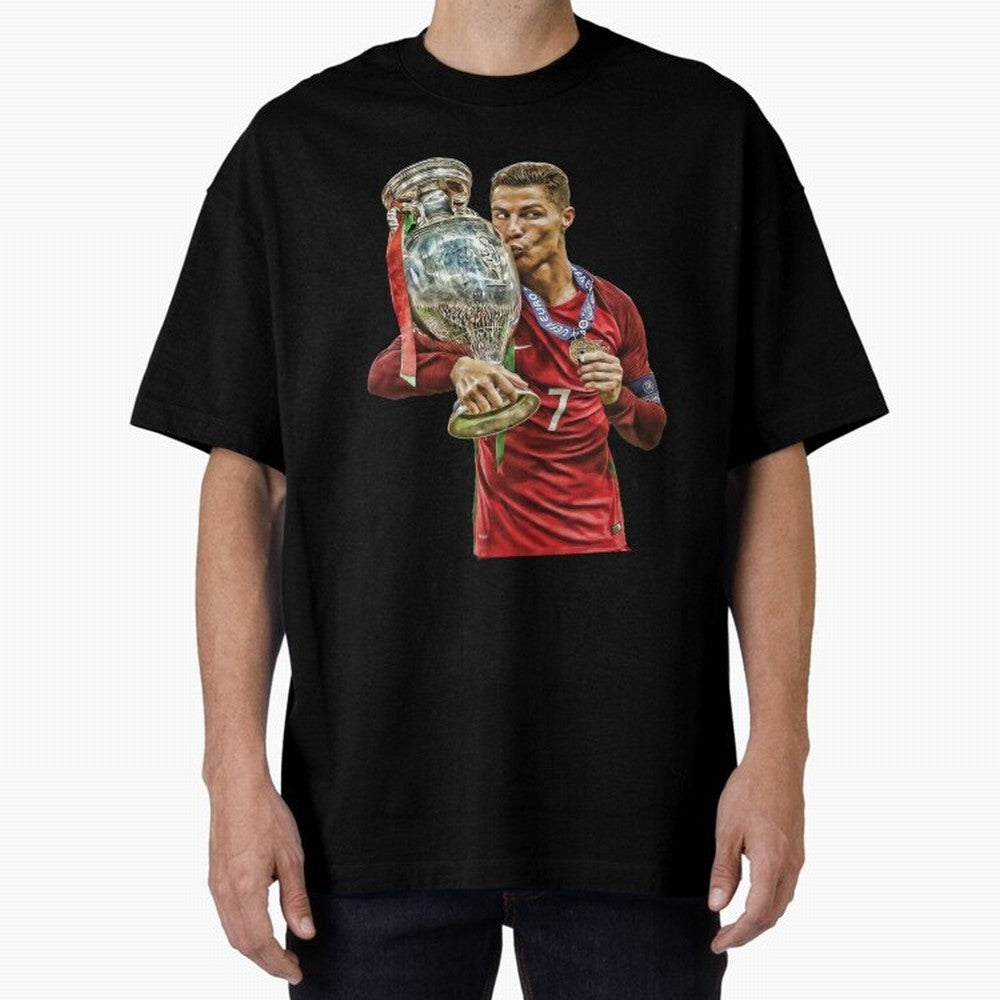 Cristiano Ronaldo Oversized T-Shirt Cheer for the FIFA World Cup 2026 Group Stage Journey through Cristiano Ronaldo Highlights, Argentina Pride, Sports Nostalgia, International Competition, Famous Players and Unforgettable Victories; Ideal for