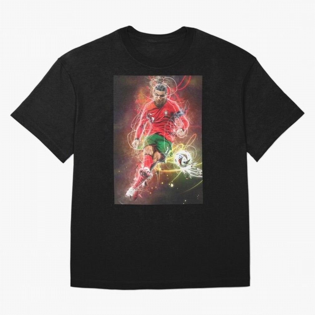 Cristiano Ronaldo Oversized T-Shirt Bring Stadium Energy to FIFA World Cup 2026 USA Canada Mexico Driven by Neymar, Haaland and Cristiano Ronaldo, Portugal Energy, Retro Football Energy, Iconic Rivalries, Trophy Chase Drama and Stadium Atmosphere;