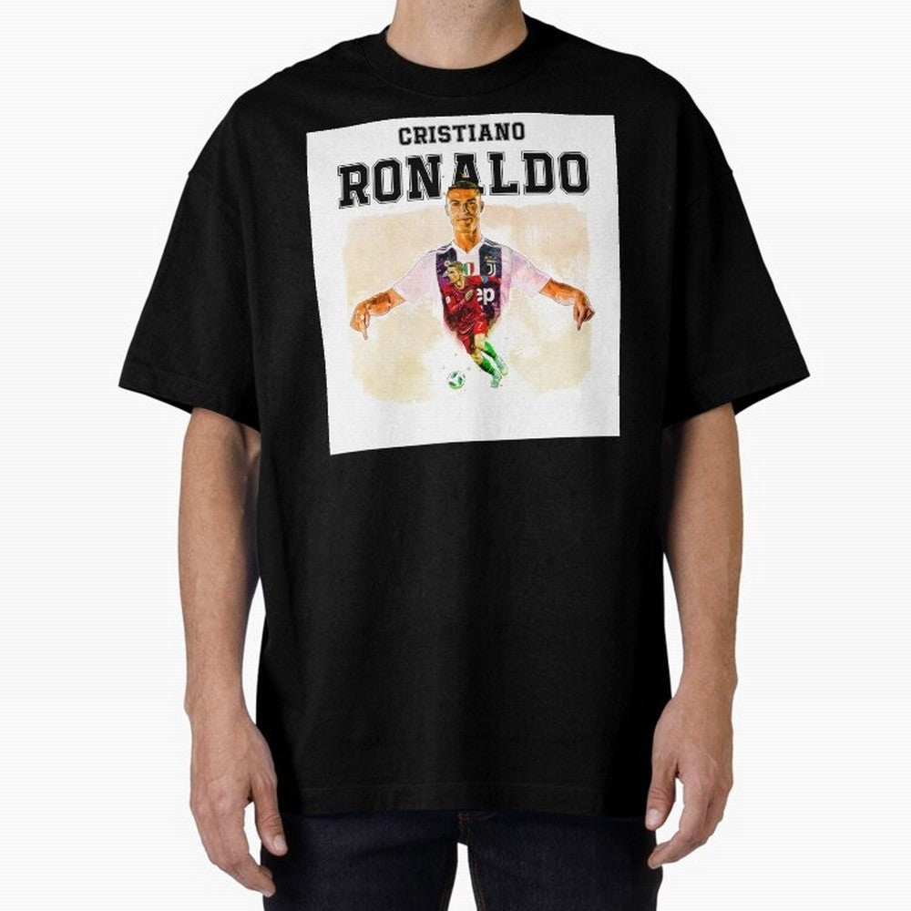 Cristiano Ronaldo 7 Oversized T-Shirt Elevate FIFA World Cup 2026 Group Stage Spirit, Filled with France, Cristiano Ronaldo, Haaland and CR7, Goal Celebration Energy, Supporter Heritage, Football Icons and Worldwide Tournament Joy; Great for