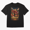 Ronaldo Oversized T-Shirt Treasure FIFA World Cup 2026 Group Stage Featuring Haaland, Brazil Energy, Vintage Soccer Flavor, Modern Football Stars, National Flags and Final Night Emotion; Made for Die Hard Supporters, Soccer Lovers, Game Day Photos