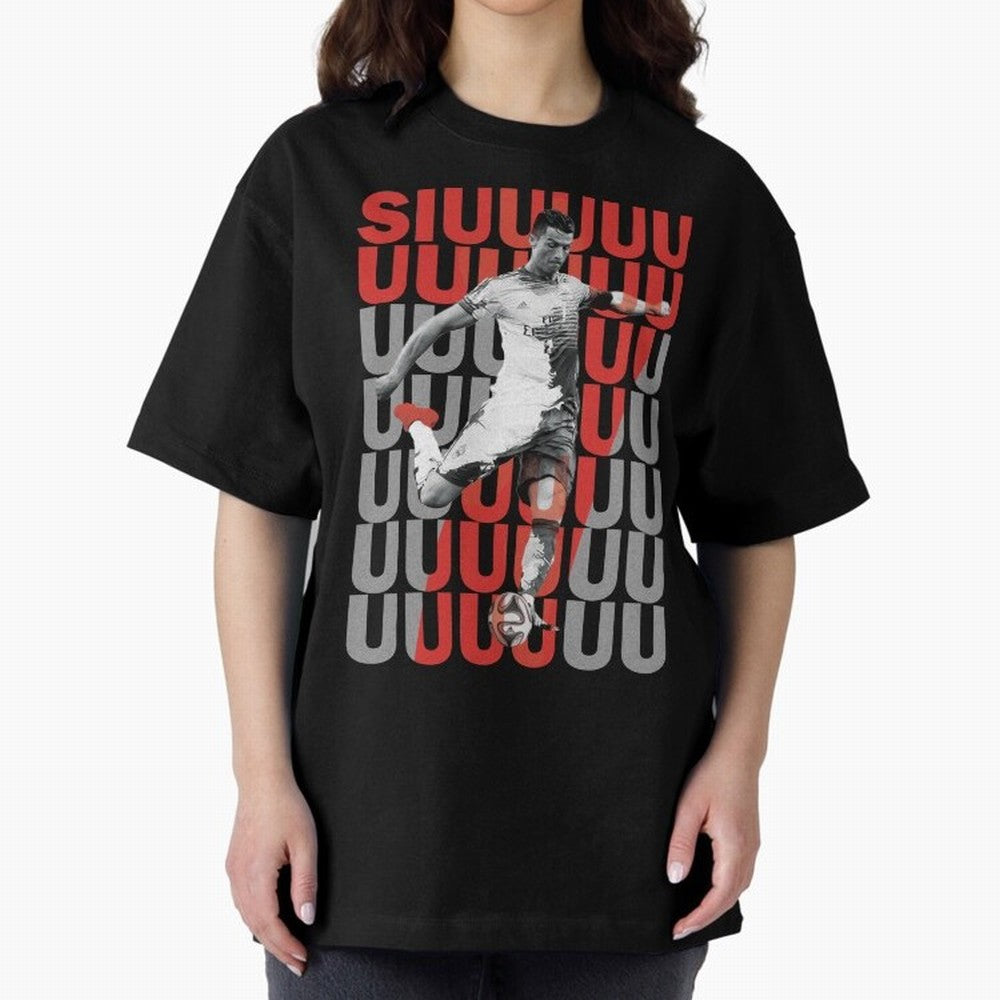 Siuuuuuu Cristiano Ronaldo Classic Oversized T-Shirt Mark FIFA World Cup 2026 Group Stage Filled with CR7, England Energy, Game Day Rituals, Football Legends, Country Pride and the Road to the Final; Perfect for Supporters Who Want Bold Football
