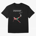 Cristiano Ronaldo Footballer Oversized T-Shirt Back the Journey through FIFA World Cup 2026 USA Canada Mexico for Fans of Neymar, Haaland and Cristiano Ronaldo and Argentina and Brazil, Bringing Football Festival Excitement, Trophy Ambitions,