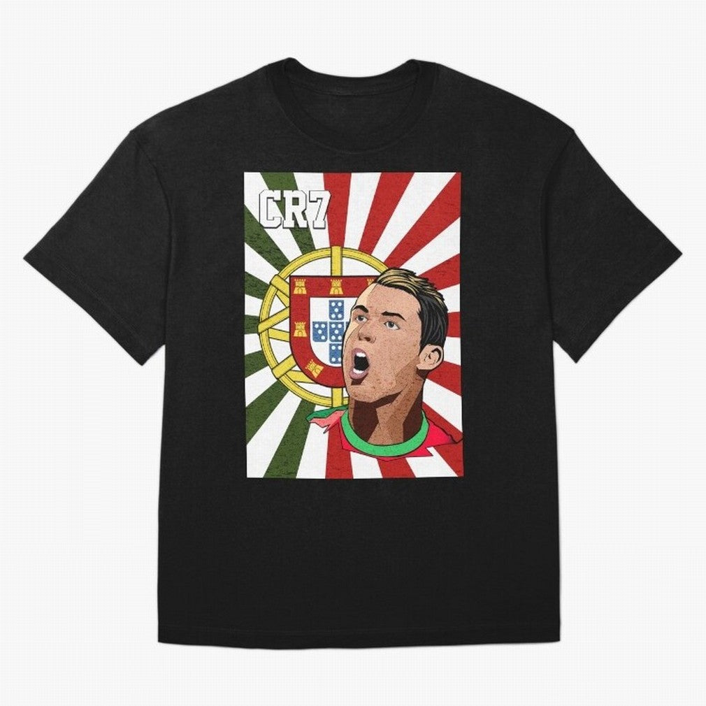 Cristiano Ronaldo 7 Oversized T-Shirt Bring Retro Soccer Energy to Match Day Hype around FIFA World Cup 2026 USA Canada Mexico, Haaland and Mbappe, England, Global Supporter Spirit, Legendary Goals, National Colors and Tournament Celebration;