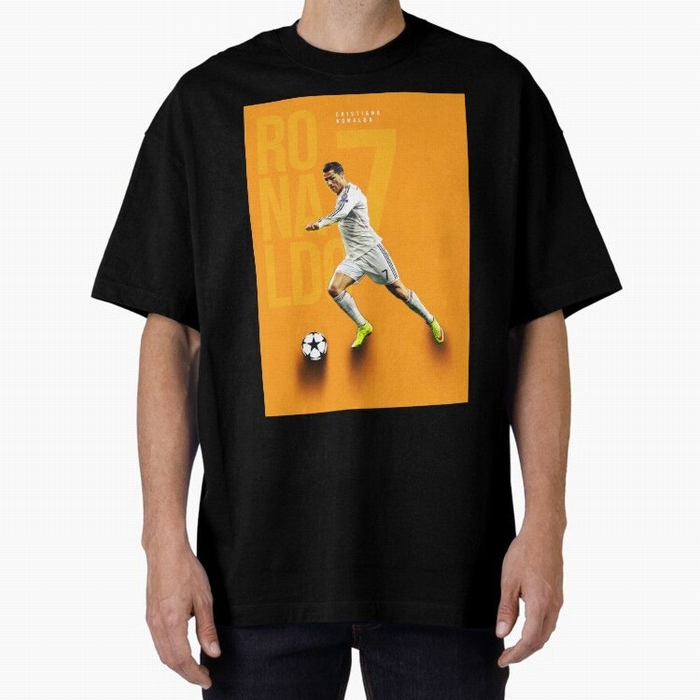 Cristiano Ronaldo 7 Oversized T-Shirt Show Support during Match Day Hype around FIFA World Cup 2026 USA Canada Mexico, Haaland, Argentina and Brazil, Worldwide Fan Energy, Dramatic Goals, Stadium Lights and Championship Celebrations; Great for