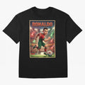 Ronaldo Oversized T-Shirt Bring World Football Passion into Global Football Passion for FIFA World Cup 2026, Driven by Messi, CR7 and Mbappe, Portugal, Football Festival Excitement, Trophy Ambitions, Country Rivalries and Star Player Buzz; Perfect