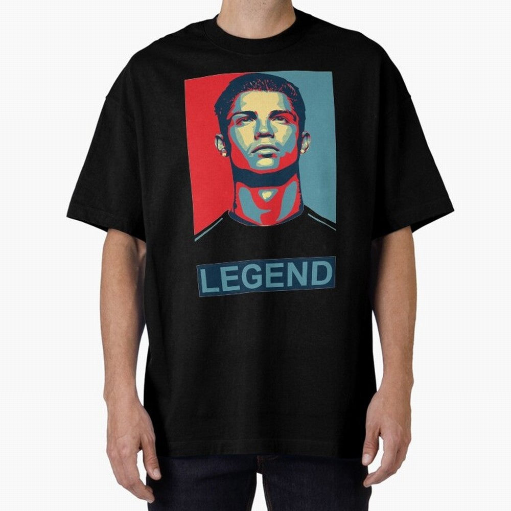 cristiano ronaldo legend Oversized T-Shirt Spotlight FIFA World Cup 2026 for Fans of Messi, CR7 and Mbappe and Argentina and Brazil, Bringing Champion Mindset, Group Stage Buzz, Knockout Tension and Passionate Fan Culture; Created for Match Day