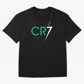 Cristiano Ronaldo CR7 Soccer Football Portugal Champion Oversized T-Shirt Create FIFA World Cup 2026 for Fans of Messi, Neymar and Mbappe and Spain, Bringing Championship Spirit, Famous Goals, Roaring Crowds and International Football Unity; Great