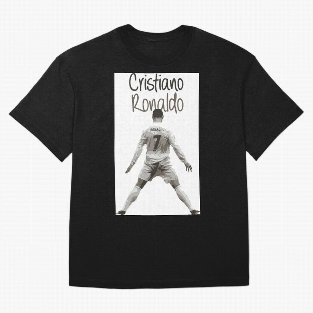Cristiano Ronaldo Celebration Oversized T-Shirt Celebrate the Road through FIFA World Cup 2026 USA Canada Mexico Spirit, Centered on Germany, Cristiano Ronaldo, Haaland and CR7, Football History, Final Match Energy, Crowd Noise and Once in a