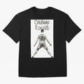 Cristiano Ronaldo Celebration Oversized T-Shirt Celebrate the Road through FIFA World Cup 2026 USA Canada Mexico Spirit, Centered on Germany, Cristiano Ronaldo, Haaland and CR7, Football History, Final Match Energy, Crowd Noise and Once in a