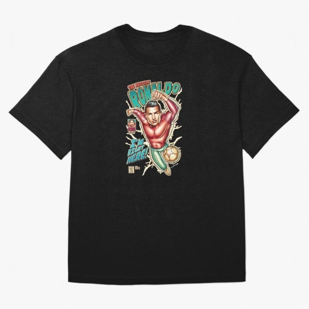 The Machine Ronaldo Oversized T-Shirt Mark Match Day Hype around FIFA World Cup 2026 USA Canada Mexico, Neymar, Haaland and Cristiano Ronaldo, Netherlands, Stadium Chants, National Pride, Trophy Dreams and Unforgettable Football Memories; Perfect