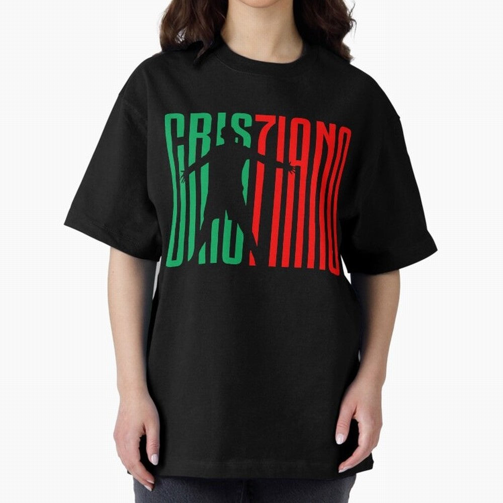 Cristiano Ronaldo 7 Oversized T-Shirt Carry the Colors and Pride of FIFA World Cup 2026 USA Canada Mexico for Fans of Cristiano Ronaldo, Haaland and CR7 and England, France and Netherlands, Bringing Football History, Final Match Energy, Crowd Noise