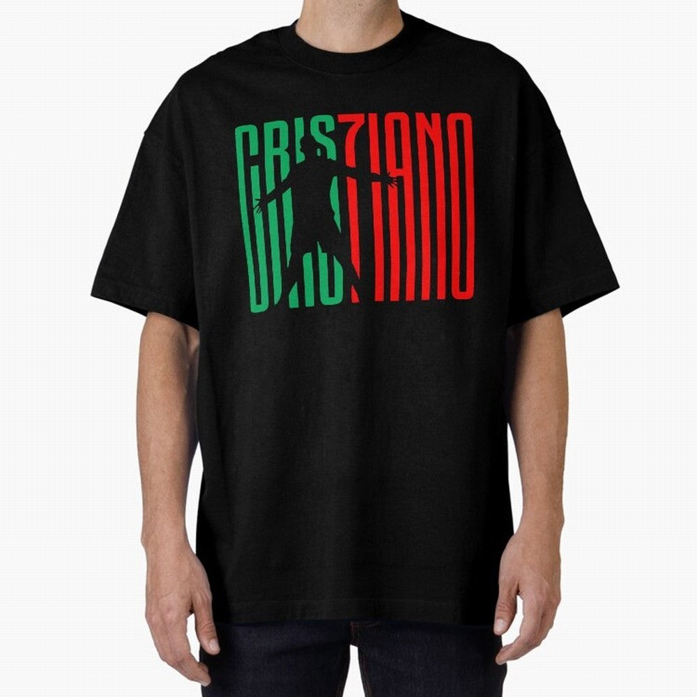 Cristiano Ronaldo 7 Oversized T-Shirt Carry the Colors and Pride of FIFA World Cup 2026 USA Canada Mexico for Fans of Cristiano Ronaldo, Haaland and CR7 and England, France and Netherlands, Bringing Football History, Final Match Energy, Crowd Noise