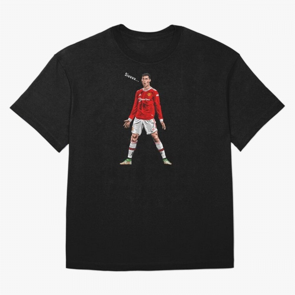 Christiano Ronaldo CR7 Siuuuuu... Oversized T-Shirt Unlock the FIFA World Cup 2026 Group Stage Journey through Mbappe and Neymar Highlights, Brazil Pride, Stadium Chants, National Pride, Trophy Dreams and Unforgettable Football Memories; Ideal for