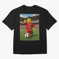 Block CR7 Oversized T-Shirt Back Your Heroes with FIFA World Cup 2026 for Fans of Neymar and Brazil, Portugal and Argentina, Bringing Championship Spirit, Famous Goals, Roaring Crowds and International Football Unity; Ideal for Passionate Fans Who