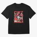 Retro Cristiano Ronaldo Manchester United Oversized T-Shirt Celebrate the Road through FIFA World Cup 2026 USA Canada Mexico for Fans of Haaland and Brazil, Portugal and Argentina, Bringing Global Supporter Spirit, Legendary Goals, National Colors