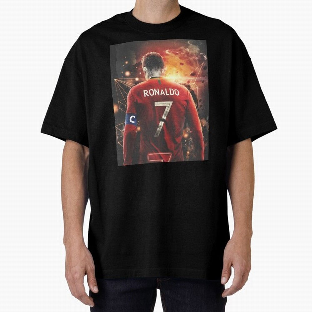 Cristiano Ronaldo Art iPad Case _amp_ Skin Oversized T-Shirt Bring Bold Fan Energy to Match Day Hype around FIFA World Cup 2026, Neymar, Netherlands, Worldwide Fan Energy, Dramatic Goals, Stadium Lights and Championship Celebrations; Ideal for