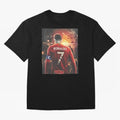 Cristiano Ronaldo Art iPad Case _amp_ Skin Oversized T-Shirt Bring Bold Fan Energy to Match Day Hype around FIFA World Cup 2026, Neymar, Netherlands, Worldwide Fan Energy, Dramatic Goals, Stadium Lights and Championship Celebrations; Ideal for