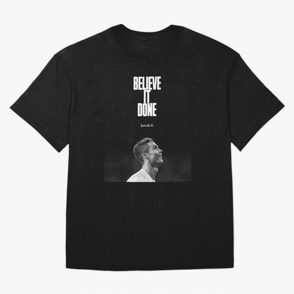 CRISTIANO RONALDO BELIVE IT DONE Oversized T-Shirt Stand with the FIFA World Cup 2026 Journey through Neymar, Haaland and Cristiano Ronaldo Highlights, France and Portugal Pride, Fan Favorite Moments, National Team Passion, Big Match Drama and