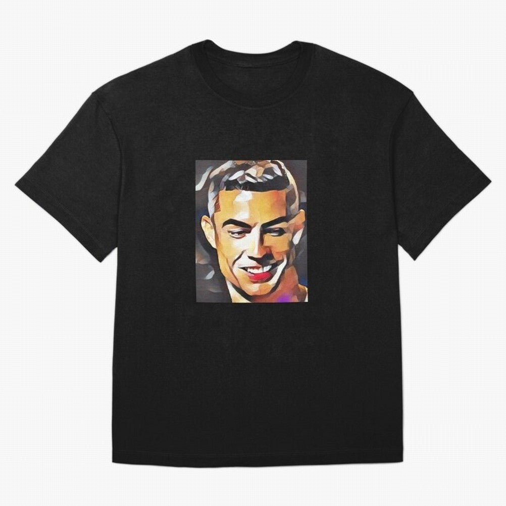 Cristiano Ronaldo Oversized T-Shirt Feel the Trophy Chase of Global Football Passion for FIFA World Cup 2026 USA Canada Mexico, Connected to Haaland, England, Fan Favorite Moments, National Team Passion, Big Match Drama and Soccer History; Perfect