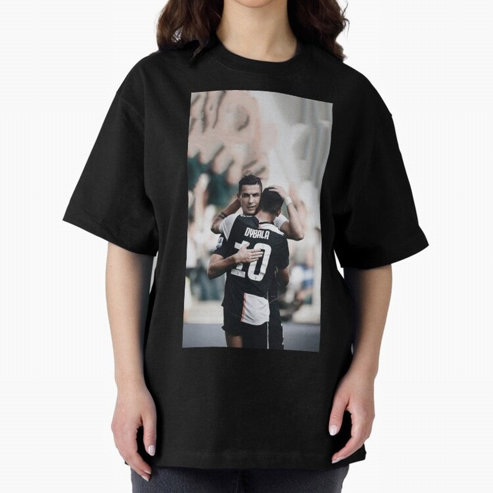 ronaldo with dybala Oversized T-Shirt Turn Every Weekend Toward FIFA World Cup 2026 USA Canada Mexico Centered on Haaland and Mbappe, Germany Energy, Football Festival Excitement, Trophy Ambitions, Country Rivalries and Star Player Buzz; Ideal for