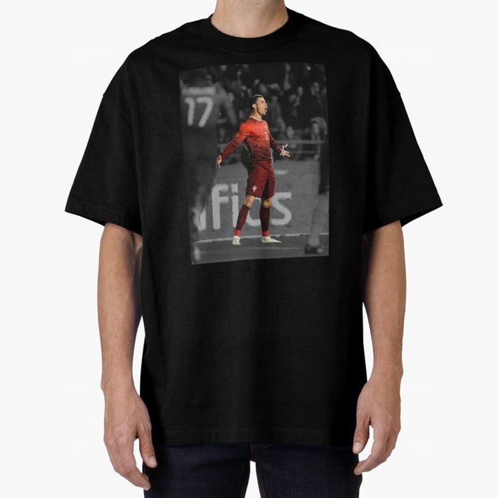 Cristiano Ronaldo Siuuuuuu,Ronaldo Gifts, Ronaldo Best Selling , Ronaldo Top Items Oversized T-Shirt Celebrate National Team Dreams in Global Football Passion for FIFA World Cup 2026 Group Stage, Capturing CR7, Brazil, Vintage Soccer Flavor, Modern