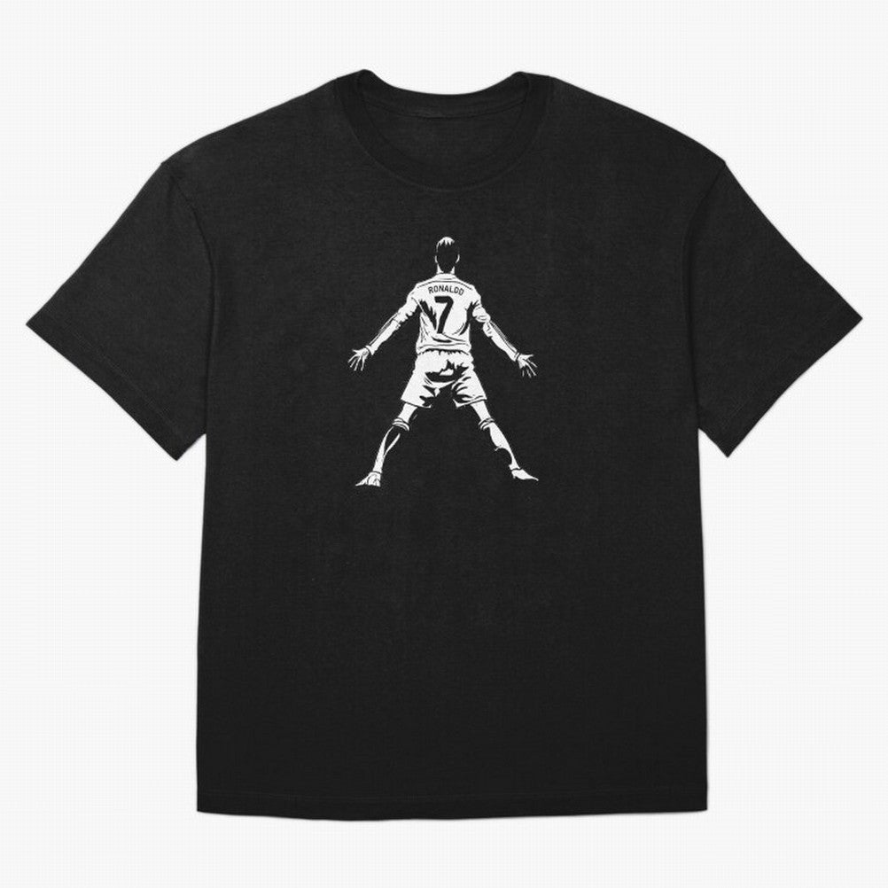 CR7 Oversized T-Shirt Celebrate the Stars of FIFA World Cup 2026 Spirit, Connected to Brazil, Mbappe and Neymar, Football Festival Excitement, Trophy Ambitions, Country Rivalries and Star Player Buzz; Created for Match Day Parties, Soccer Gifts,