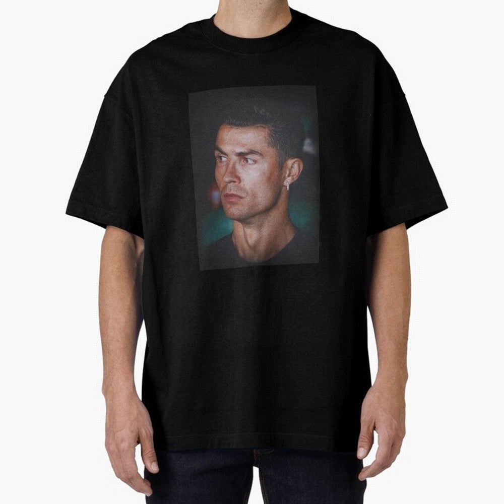 Cristiano Ronaldo Oversized T-Shirt Keep the Legacy of FIFA World Cup 2026 Spirit, Celebrating Argentina, Messi and Cristiano Ronaldo, Game Day Rituals, Football Legends, Country Pride and the Road to the Final; Created for Match Day Parties,