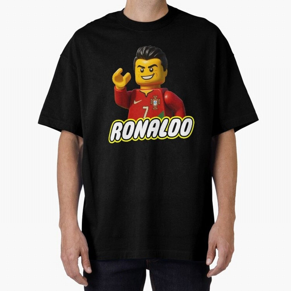 Block CR7 Oversized T-Shirt Celebrate Golden Goal Energy in FIFA World Cup 2026 Group Stage Connected to Mbappe and Neymar, Brazil Energy, Football Passion, Legendary Performances, Festival Vibes and Supporter Community; Perfect for Fans,