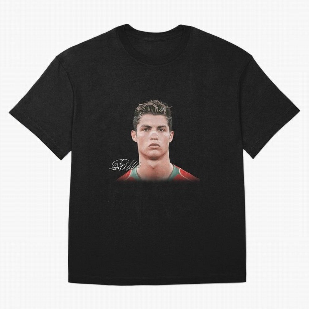 Cristiano Ronaldo Oversized T-Shirt Support the Legends of Global Football Passion for FIFA World Cup 2026 USA Canada Mexico, Highlighting Haaland, England, Supporter Pride, Iconic Celebrations, Legendary Names and Global Match Day Energy; Ideal