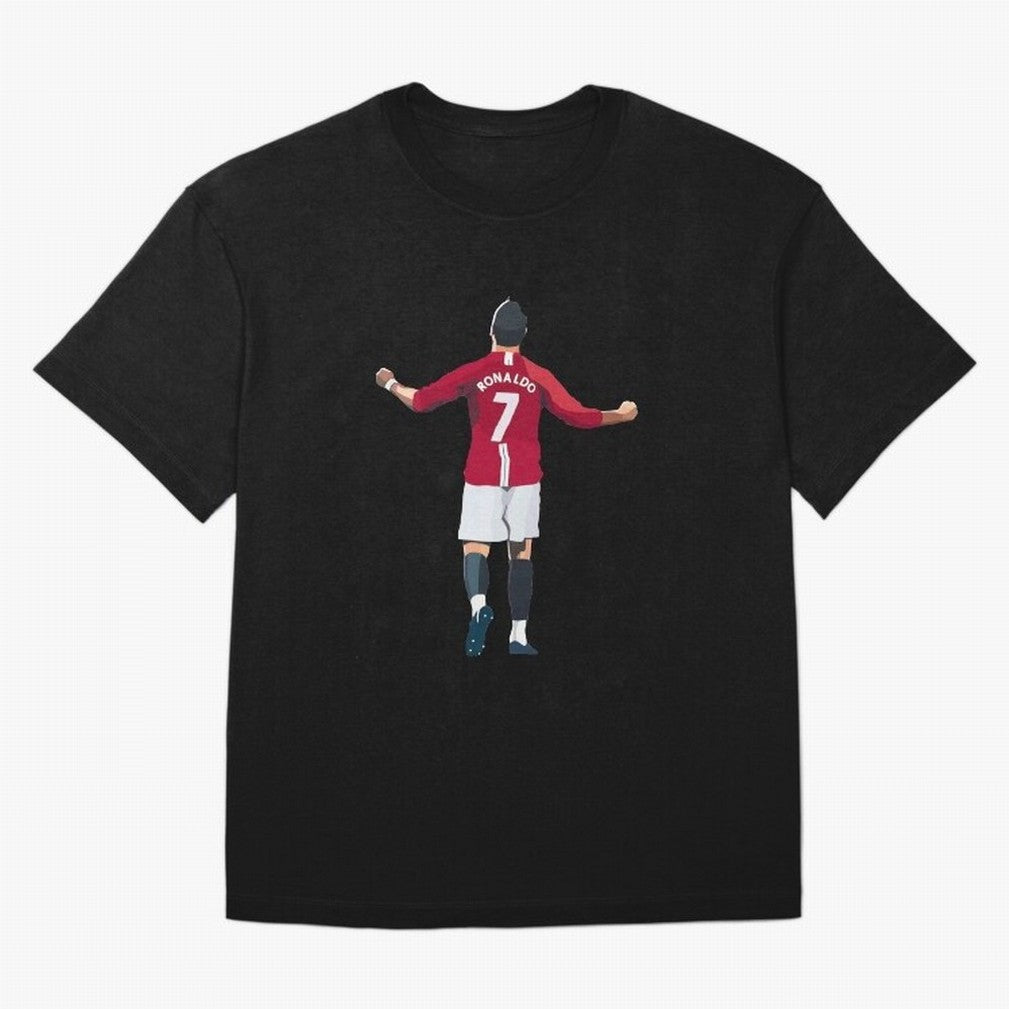 Cristiano Ronaldo Oversized T-Shirt Honor Champions and Dreams in the FIFA World Cup 2026 Journey through Haaland Highlights, Argentina and Brazil Pride, Vintage Soccer Flavor, Modern Football Stars, National Flags and Final Night Emotion; Built