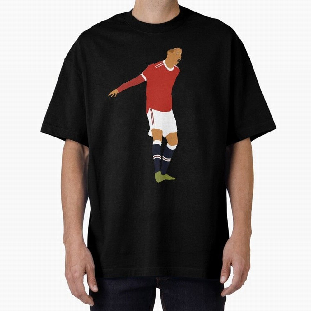 Cristiano Ronaldo Manchester United Oversized T-Shirt Represent Fans Who Live for FIFA World Cup 2026 Group Stage Spirit, Connected to Netherlands, Mbappe and Neymar, Worldwide Fan Energy, Dramatic Goals, Stadium Lights and Championship