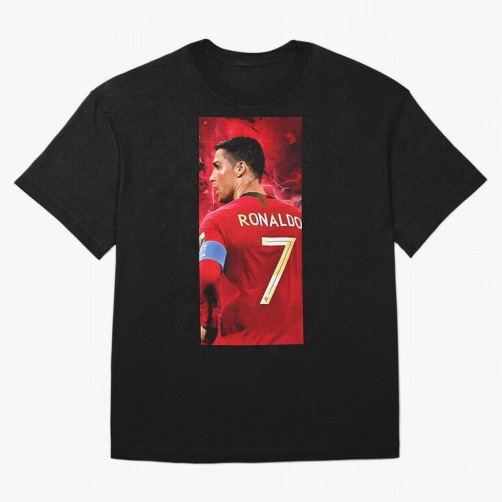 Cristiano Ronaldo Oversized T-Shirt Represent Match Day Hype around FIFA World Cup 2026 Group Stage, Mbappe, Brazil, Portugal and Argentina, Goal Celebration Energy, Supporter Heritage, Football Icons and Worldwide Tournament Joy; Great for