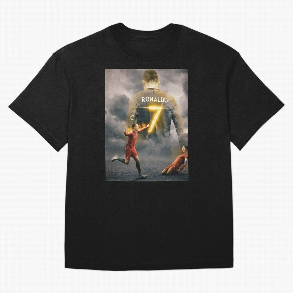 Art CR7 Wallpaper Oversized T-Shirt Bring World Football Passion into Global Football Passion for FIFA World Cup 2026 USA Canada Mexico, Capturing CR7, Portugal, Stadium Memories, Football Loyalty, International Chants and Championship Tradition;